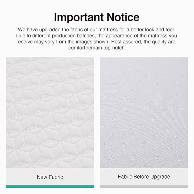 Novilla 14 Inch King Size Mattress, King Memory Foam Mattress in a Box with Cooling Refreshing High-Density Support Foam for Contour Support & Motion Isolation, Medium Firm with Edge Support