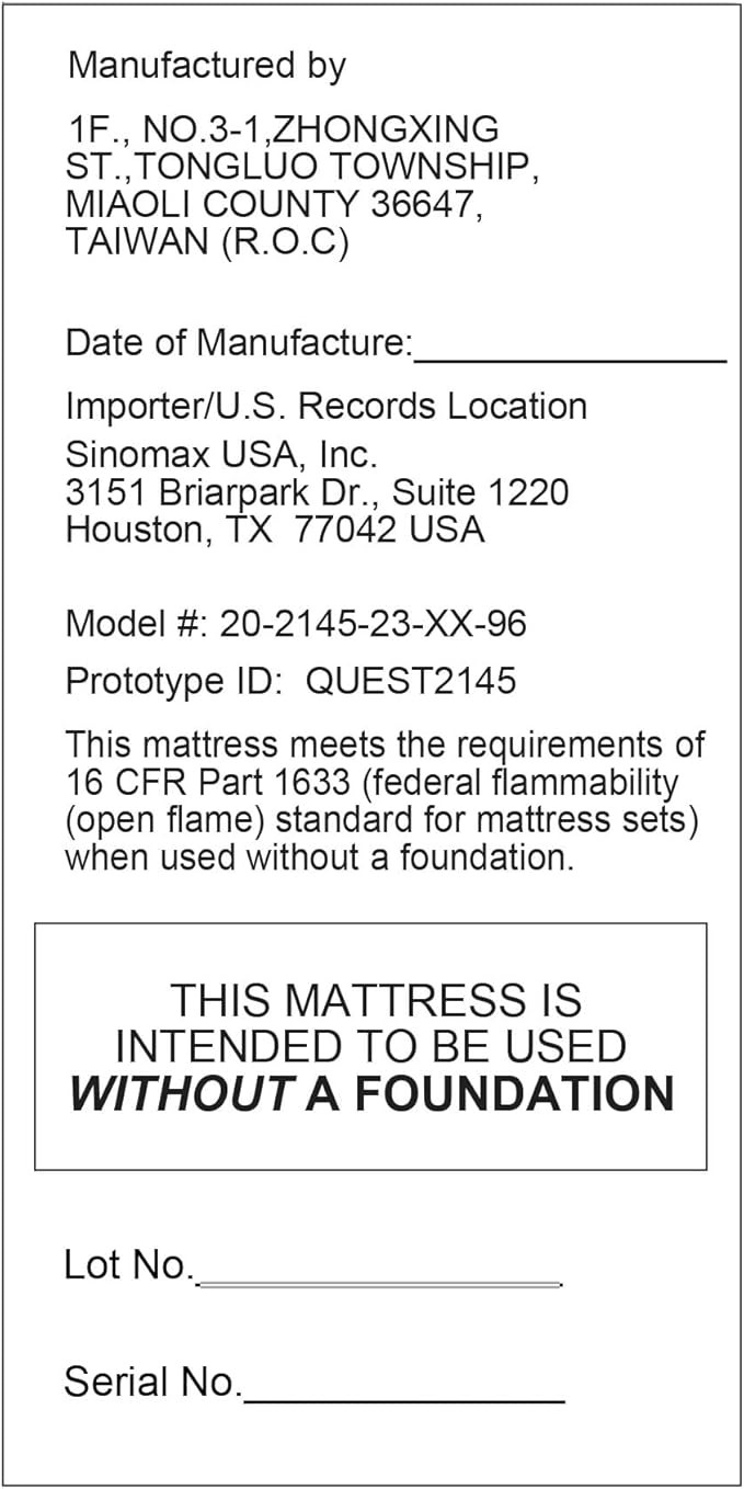 Vibe Quilted Hybrid Mattress, 12-Inch Innerspring and Pillow Top Gel Memory Foam Mattress, Fiberglass Free, CertiPUR-US Certified Bed in a Box, Twin