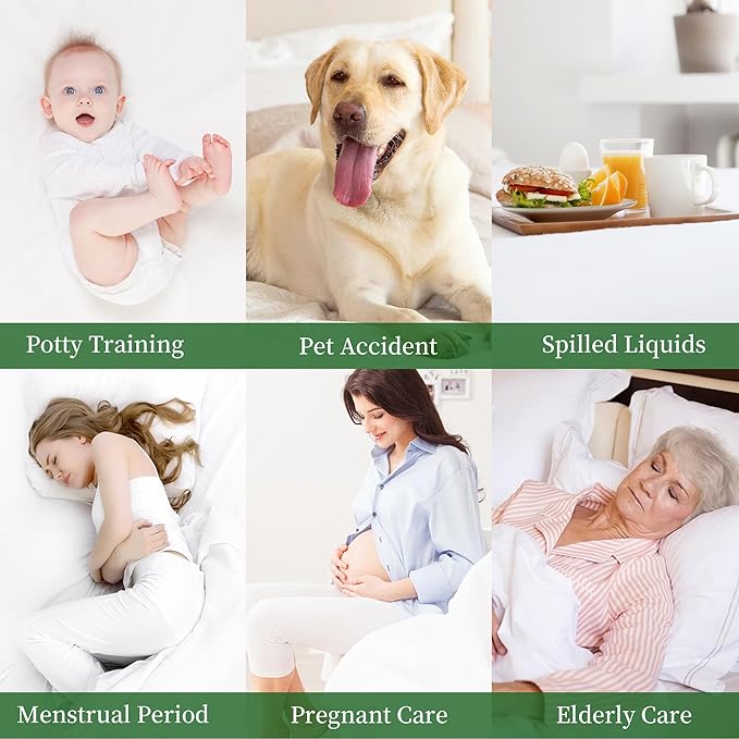 Premium Waterproof Full Size Mattress Protector HN Cooling Breathable 5D Air Double Mattress Cover Noiseless Soft Fitted Up 8"-21" Deep Pocket Vinyl Free Anti Slip and Wear-Resistant (3-in-1, Full)