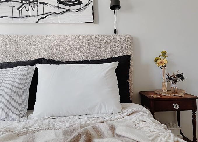 Spry Pure Hypoallergenic Bed Pillow Waterproof and Breathable - Standard King (Polyfill)
