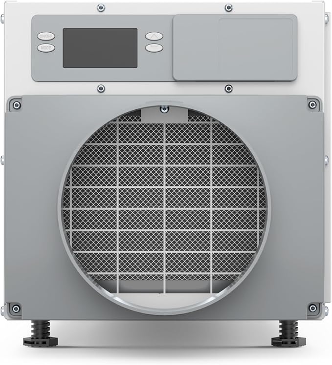 AprilAire E070 Pro 70-Pint Crawl Space Dehumidifier + Model 76 Wall Mount Control, Whole-House Dehumidifier for Basement, Crawlspace, or Whole Home up to 2,200 sq. ft.