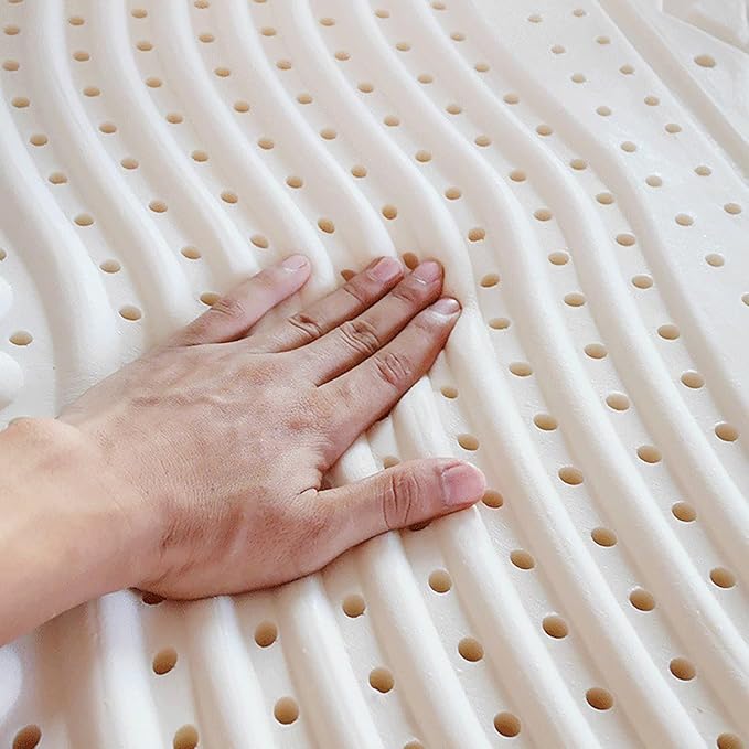 Natural Latex Mattress Topper, Single Twin Full Queen King Size Folding Portable Mattress Japanese Tatami Roll Mat Foldable Dormitory Mattress,7.5cm,100x190cm