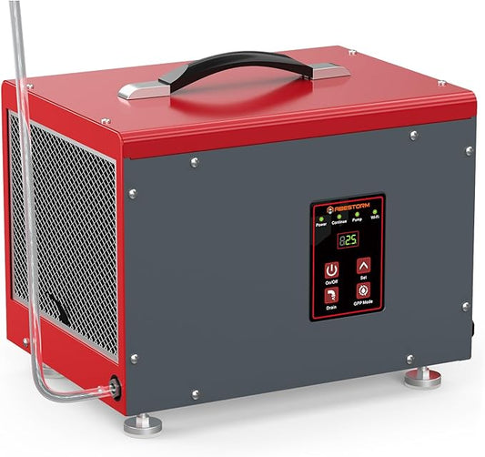 Abestorm 70 Pints Crawl Space Dehumidifiers with Pump, Compact Portable Commercial Dehumidifier Up to 1,000 sq. ft. Auto Defrost, Memory Starting Crawlspace Dehumidifiers