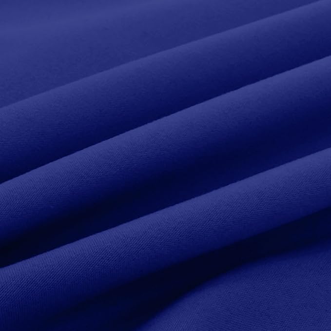 Elegant Comfort Luxury Ultra-Soft 2-Piece Pillowcase Set - 1500 Premium Hotel Quality Microfiber Double Brushed - Wrinkle Resistant, Standard/Queen, Royal Blue