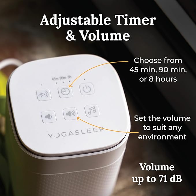Yogasleep Pawzz White Noise Machine for Dogs, Home & All Pets. with Integrated Bark Sensor, 6 Automatic Relaxing Natural Sounds, Help Keep Pets Calm, Anti-Barking with Training, Noise Canceling