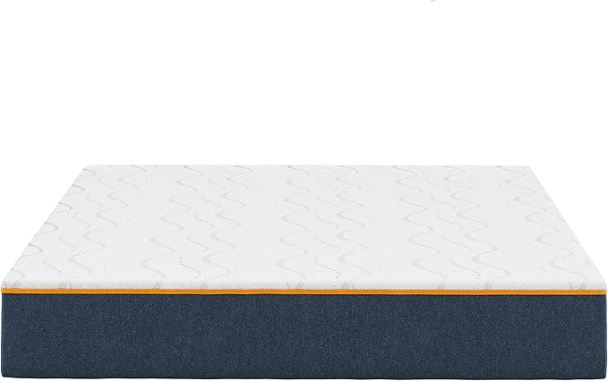 Nautica Home Enliven 8" Medium Gel Memory Foam Mattress with Cooling Air Flow and Pressure Relieving Foam Layers, Bed-in-a-Box, Full,White