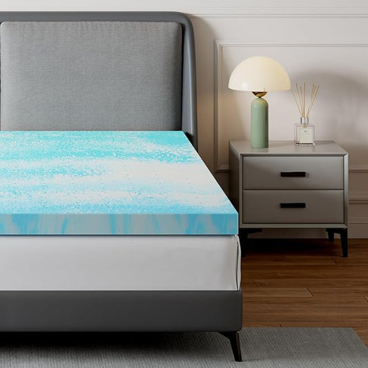 Novilla Mattress Topper Twin Size - 3 Inch Cooling Memory Foam Mattress Topper, Slow-Rebound Pressure Relief, Soft Comfort