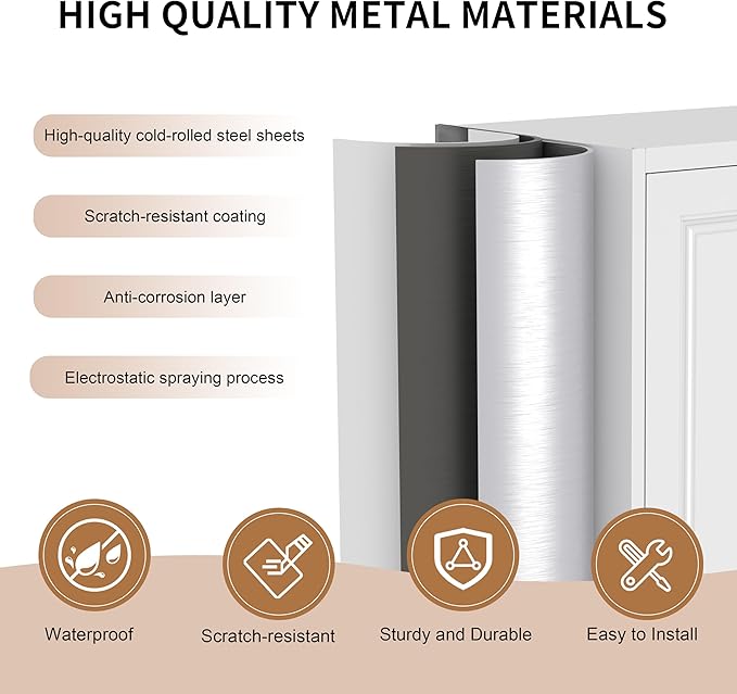 86" Metal Wardrobe Cabinets,Armoire Wardrobe Closet with Hanging Rod,Clothes Storage Cabinet with Adjustable Shelves and Doors,Clothing Cabinet for Bedroom, Laundry Room,Office