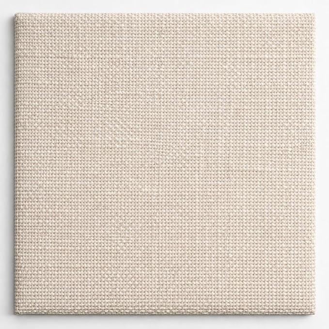 Square Bed – Washable Zip Cover - Upholstered Linen Soft Foam - Modular Minimalist Modern - Sold Separately (Waterproof Beige Linen, King Base)