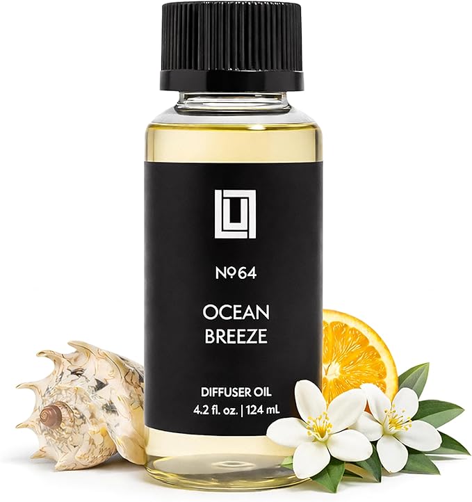 Aroma by Lulu - Ocean Breeze - Luxury Fragrance Oil for Waterless Cold Air Diffusers - Aromatherapy Fragrance Oil Blend for The Home or Office