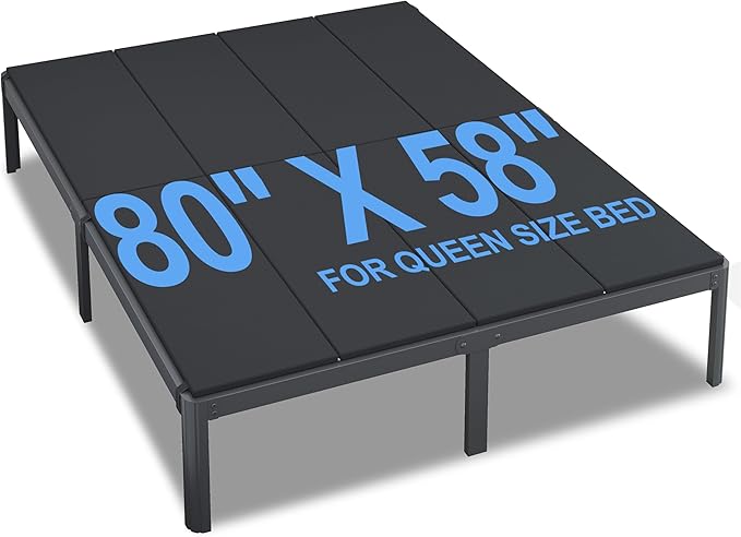 Yicensen Queen Bunkie Board, High Density Bunkie Board Queen, Bed Support, Moisture-Resistant, Anti-Slip, Breathable