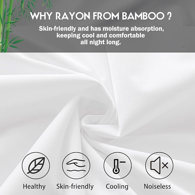 Pillowcases Body Size,Cooling Viscose Pillow Cases with Zipper Closure, Cool & Breathable Pillow Cover for Hot Sleepers and Night Sweats, 20" x 54"