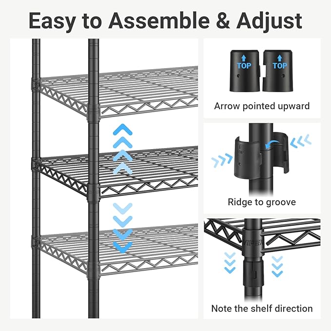 VIPEK R2 Mini Rolling Clothes Rack Heavy Duty Clothing Rack for Hanging Clothes Adjustable Portable Closet Metal Clothes Racks with Wheels Double Rods Side Hooks, Freestanding Garment Rack, Black