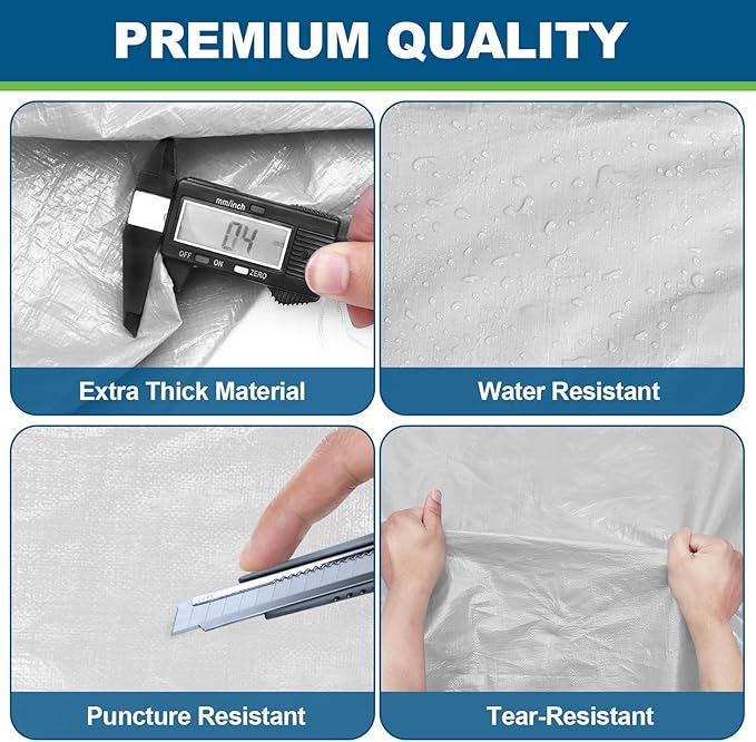TICONN Mattress Bags for Moving, Heavy Duty Twin XL Mattress Cover Storage Bag with Full-Around Handle and Adjustable Buckles (Clear, Twin XL)
