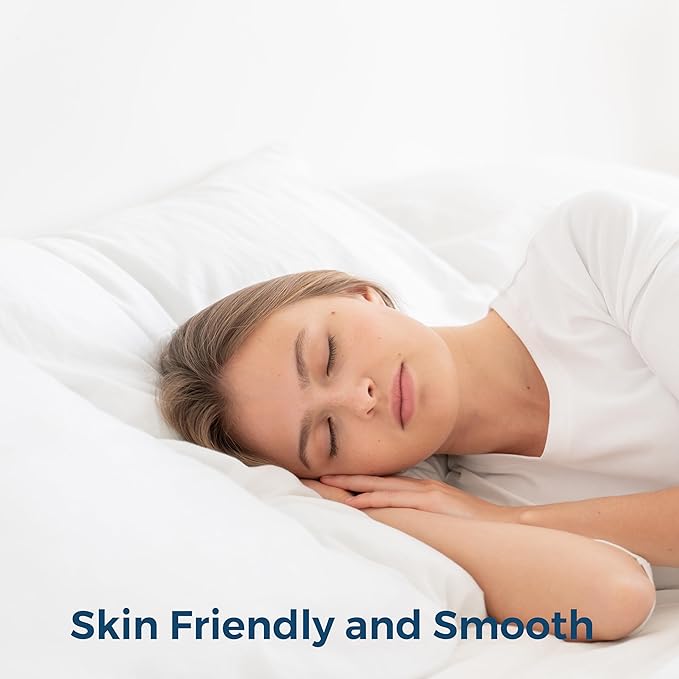 Dreamology King Size Waterproof Pillow Protector Set of 2,Pillow Protectors with Zipper King Size,Water Proof Pillow Covers,Bed Bug Proof Pillow Protector,20x36
