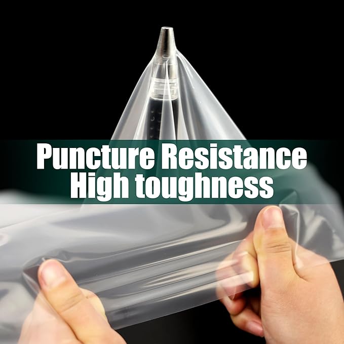 Full Size Mattress Bag for Moving and Storage - 5 Mil Heavy Duty, Plastic Waterproof Mattress Cover, Reusable, Tearproof