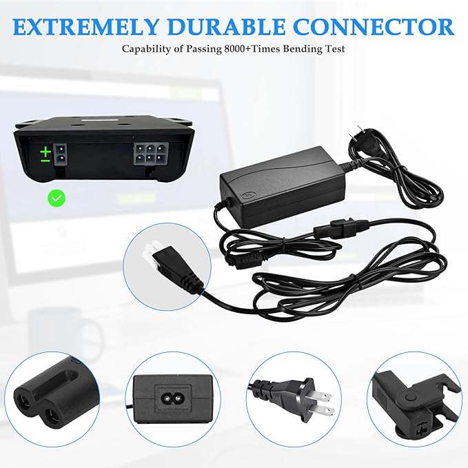 Adjustable Bed Base 3 Piece Switching Power Supply Kit Replacement for Ergo Extend Sealy Ease or Ease 2.0 Serta New Generation Adjustable Bed Base Power Adapter Cord Charger
