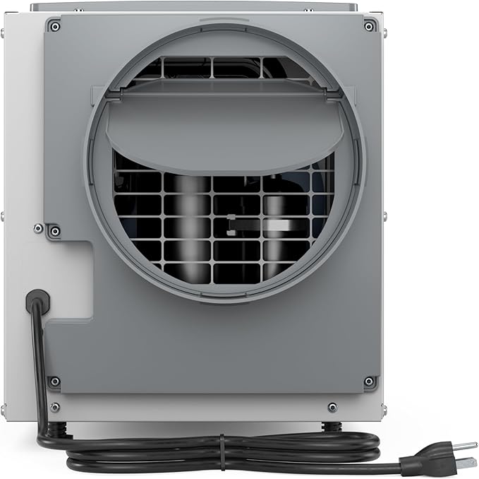 AprilAire E100 Pro 100-Pint Whole-House Dehumidifier + Model 76 Wall Mount Control, Commercial-Grade Dehumidifier for Basement, Crawlspace, or Whole House up to 5,500 sq. ft.