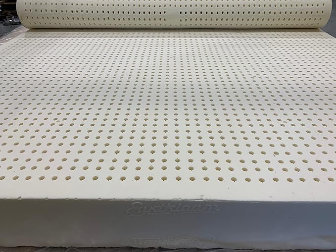 Dormir True Green Premium 100% Natural Organic Latex Mattress Topper (1.5" Twin Medium Organic Cotton Cover) - GOLS Certified Quality for Exceptional Comfort, Durable, Firm & Bouncy