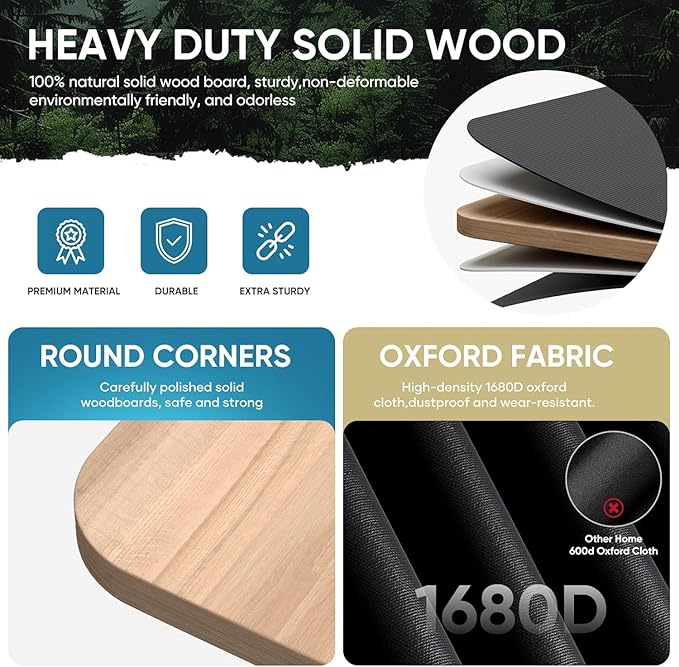 Bunkie Board Full Size 54x75- Heavy Duty Reinforced Wood Bed Boards for Under Mattress, Universal Sleeper Sofa Support Board with Anti-Sag Design for Metal Bed Frame, Platform Beds&Pull Out Couches