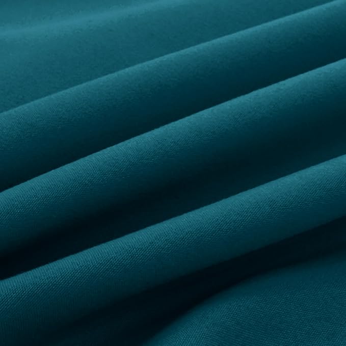 Elegant Comfort Luxury Ultra-Soft 2-Piece Pillowcase Set - 1500 Premium Hotel Quality Microfiber Double Brushed - Wrinkle Resistant, King Size, Marine Teal