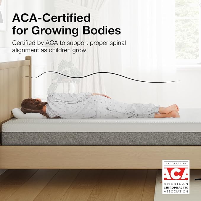 Novilla 8 Inch Twin XL Mattress, Gel Twin XL Memory Foam Mattress in a Box for Pressure Relief & Body Support & Cooling Sensation, CertiPUR-US Certified Safe Foams