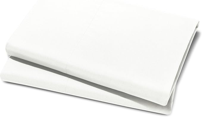 Bare Home Microfiber Pillow Cases - King 20x40 - Cooling Pillowcases - Double Brushed - Easy Care - Envelope Closure (King Pillowcase Set of 2, Cream)