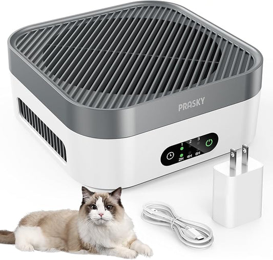 Air Purifiers for Home, H13 True HEPA Filter Captures Smoke Odor Pet Dander, Portable Quiet Car Air Purifier for RV/Desk/Bedroom/Office, Covers up to 600 Ft², Timer - 1 Filter