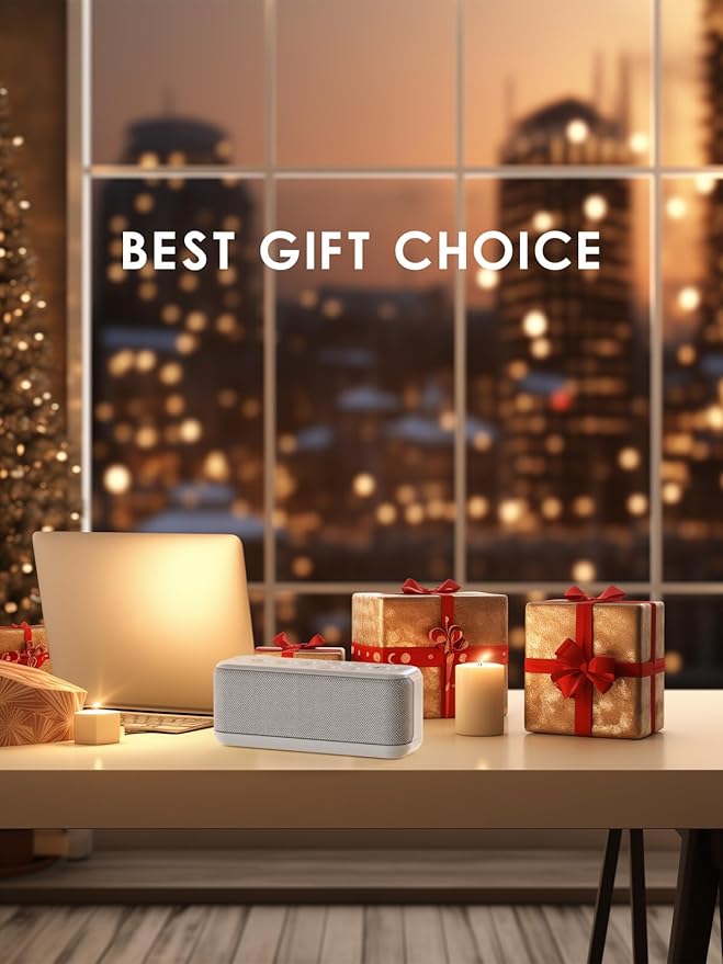 OnLyee White Noise Machine for Office Privacy, USB Rechargeable Sound Machine with 42 Non-Looping Sounds, Auto-Off Timer for Focus, Sleep and Travel