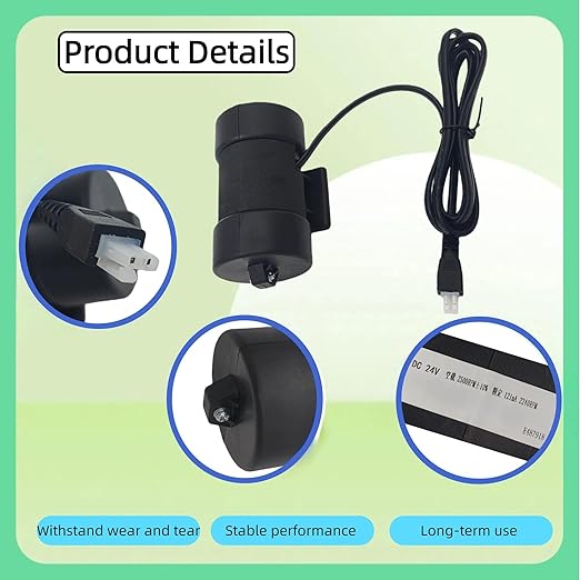ZYT-36S-42 Adjustable Bed Massage Motor Replacement for Head & Foot Areas – 24V, 2500 RPM, Easy Installation, Fits Most Adjustable Bed Bases