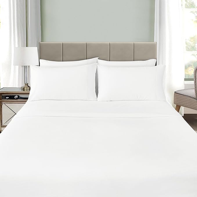 Utopia Bedding Queen Pillow Cases - 4 Pack - Envelope Closure - Soft Brushed Microfiber Fabric - Shrinkage and Fade Resistant Pillow Covers Queen Size 20 X 30 Inches (Queen, White)
