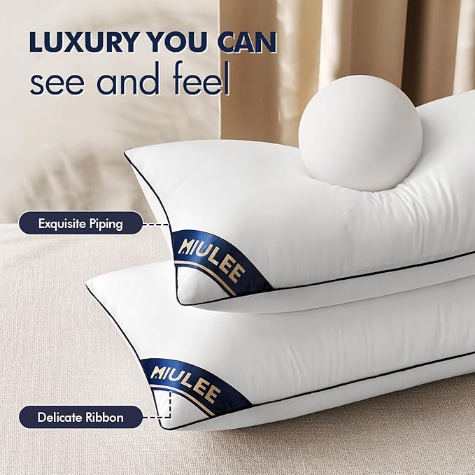 MIULEE Euro Pillow Insert 30x30 Throw Pillow Premium Down Alternative Square Decorative Insert Stuffer for Sofa, Couch