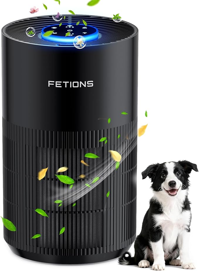 Air Purifiers for Bedroom Home,Quiet Air Cleaner With Sleep Mode Night Light
