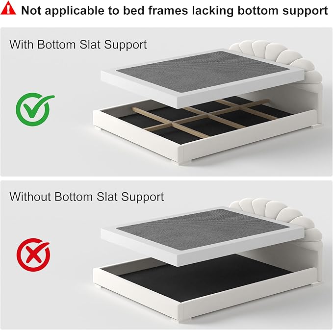 ALDRICH 5 Inch Heavy Duty Metal Box Spring Mattress Foundation 3000lbs Max Weight Capacity/Non-Slip/No Noise/Easy Assembly/Easy Clean Cover,Queen