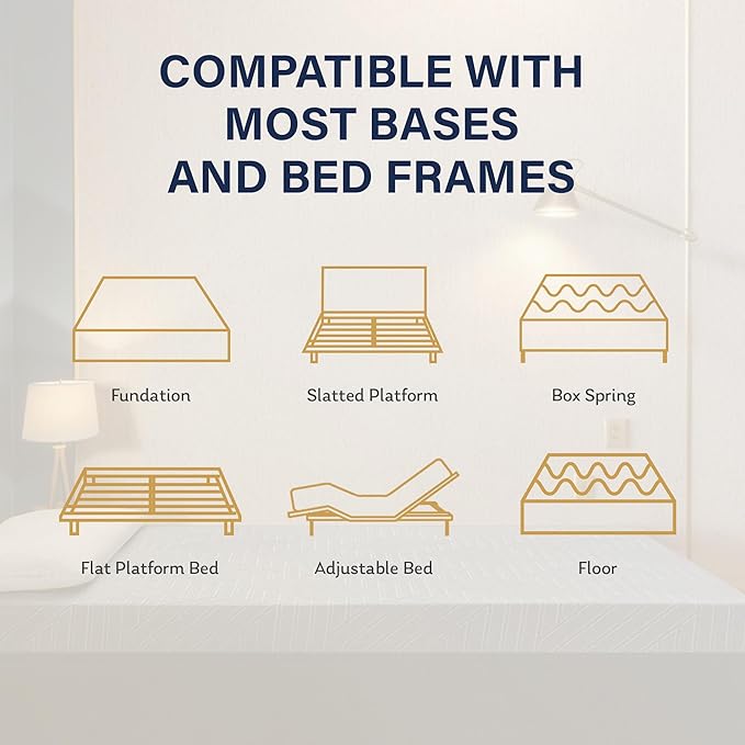 MLILY EGOHOME 12 Inch King Size Mattress, Copper Gel Cooling Memory Foam for Back Pain Relief, Therapeutic Bed in a Box, Foam Made in USA, CertiPUR-US Certified, 76x80x12 Black