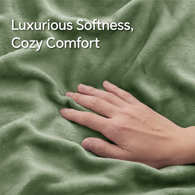BEDELITE Velvet Pillow Covers 26x26 with Zipper, 2 Pack Super Soft Square Pillow Covers for Bedroom, Sofa, Luxury Cozy Fleece Pillowcases for All Seasons(26x26 Inches, Sage Green)