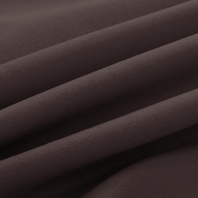 Elegant Comfort Luxury Ultra-Soft 2-Piece Pillowcase Set - 1500 Premium Hotel Quality Microfiber Double Brushed - Wrinkle Resistant, Chocolate Brown, Standard/Queen Size