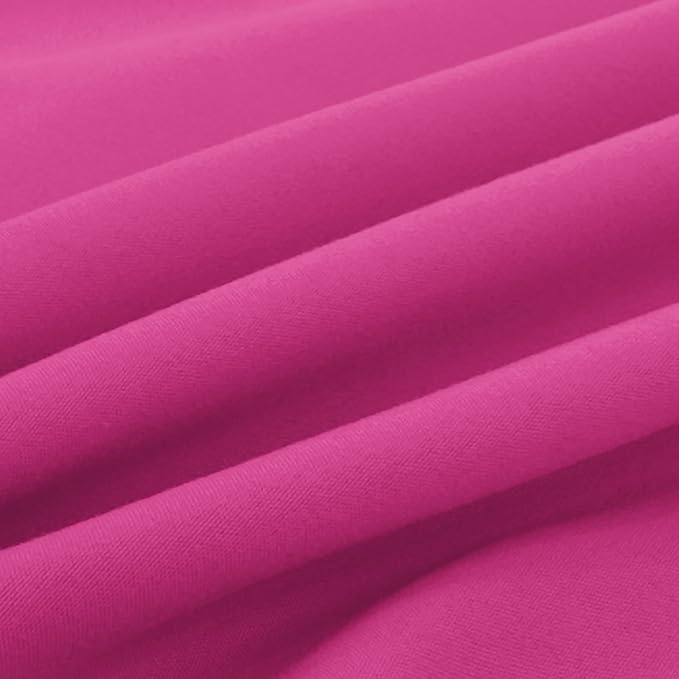 Elegant Comfort Luxury Ultra-Soft 2-Piece Pillowcase Set - 1500 Premium Hotel Quality Microfiber Double Brushed - Wrinkle Resistant, King Size, Pink