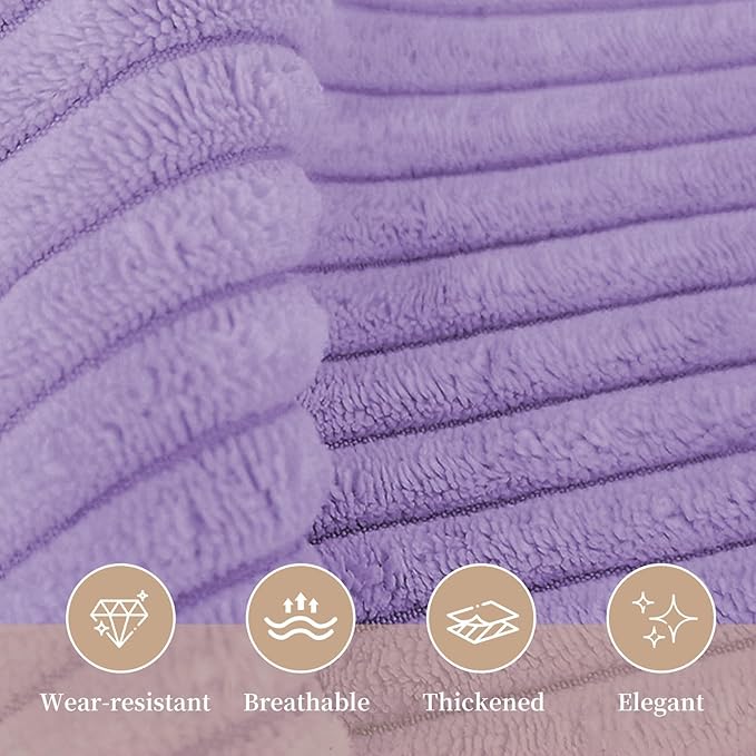 Sasttie Headboard Pillow Twin/Twin XL, Wedge Pillow Headboard for Dorm, Triangular Daybed Backrest Cushion for Sitting or Reading in Bed, with Removable Washable Cover, Purple
