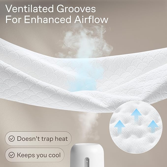 Side-Shield Waterproof Mattress Protector Twin - 6-21" Deep Pocket with Leak-Proof Edge Protection - Noiseless & Cooling Soft-Touch Viscose Made from Bamboo - Machine Washable (White)