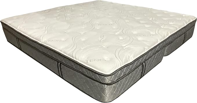 Triad Majestic 84x84 Mattress 12" Natural Latex Wyoming King Mattress (Triad Majestic 84x84 Mattress 12" Plush Natural Latex Wyoming King Cooling and Pressure Relieving Plush Feel)