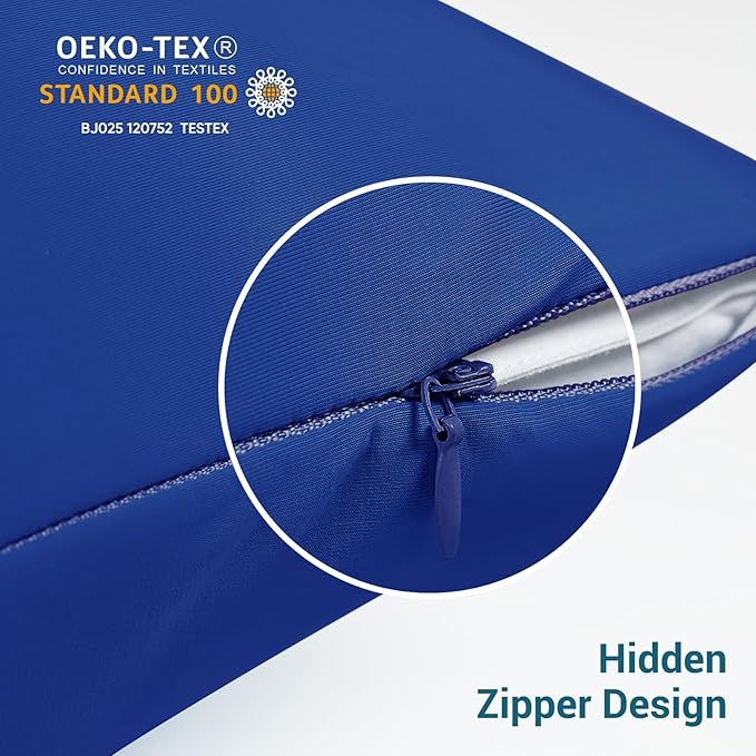 Elegear Cooling Pillow Cases for Hot Sleepers, Japanese Q-Max>0.55 Arc-Chill Cooling Pillowcases, Double Sided Elastic Cooling Pillow Covers with Hidden Zipper Set of 2 - King (20" x 36")