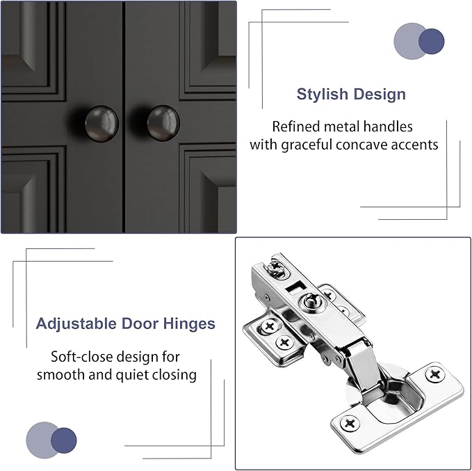 Armoire Wardrobe Closet with Drawers: 74" Black Wardrobe Close with 3 Doors, Tall Armoire with Hanging Rod, Large Wood Clothes Cabinet for Bedroom (Black, 47") (Black, 47")