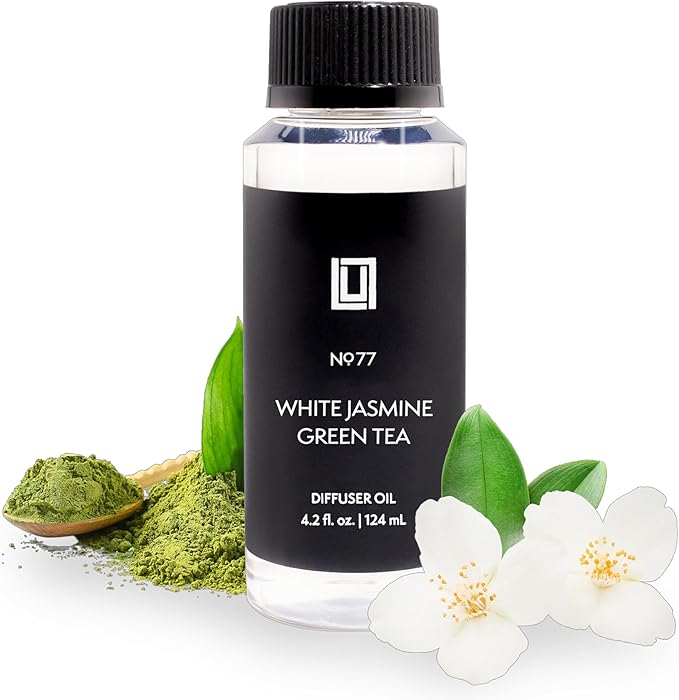 Aroma by Lulu - White Tea & Thyme - Luxury Fragrance Oil for Waterless Cold Air Diffusers - Aromatherapy Fragrance Oil Blend for The Home or Office