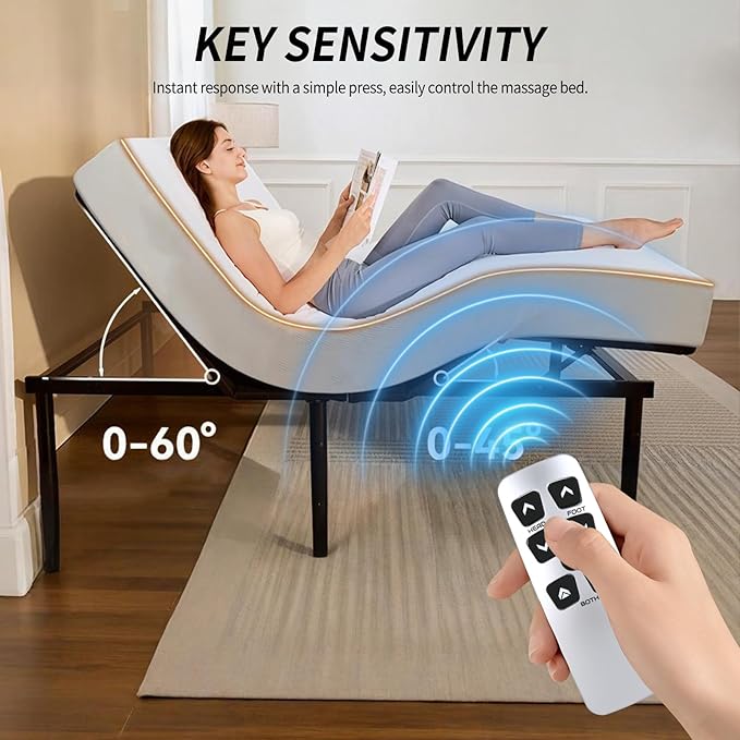 Replacement Remote Control for Leggett & Platt 100 Series II or New Gen T-120 Adjustable Bed Base