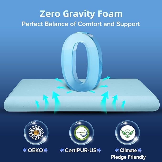 Ultra Thin Flat Pillows for Sleeping,Cooling Slim Memory Foam Pillow 2.25 in Height Ultra Thin Pillow,Low Profile Sleeper Pillows for Stomach Sleeper for Neck and Back Support Stomach sleeping pillow
