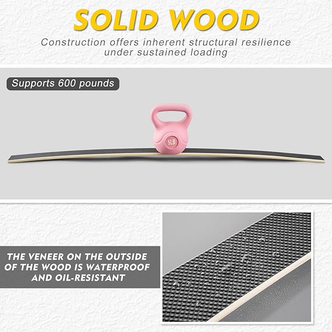 Threehoney 12 Pack Wooden Bed Slats Replacement 39.3" L x 2.08" W x 0.33" H Arc Solid Wood Mattress Support for Bed Frame Sofa Foundation Platform Repair, Easy Assembly No Tool Required (Waterproof)