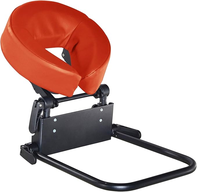 Master Massage Home Use Sleeping Mattress Top Massage Kit-Adjustable Headrest Face Pillow Cradle & Face Cushion Support Bracket, Head Rest Support- Eye Surgery Recovery - Cinnamon