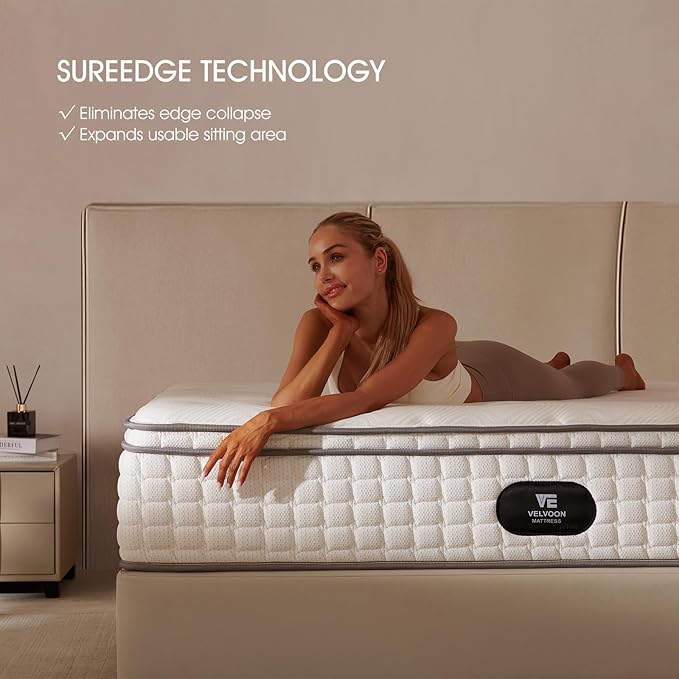 King Size Mattress,14 inch Cooling Gel Memory Foam Mattress,Pressure Relief with Medium Firm Support,Improves Sleep,CertiPUR-US Certified for Materials,No Fiberglass,Mattress in a Box