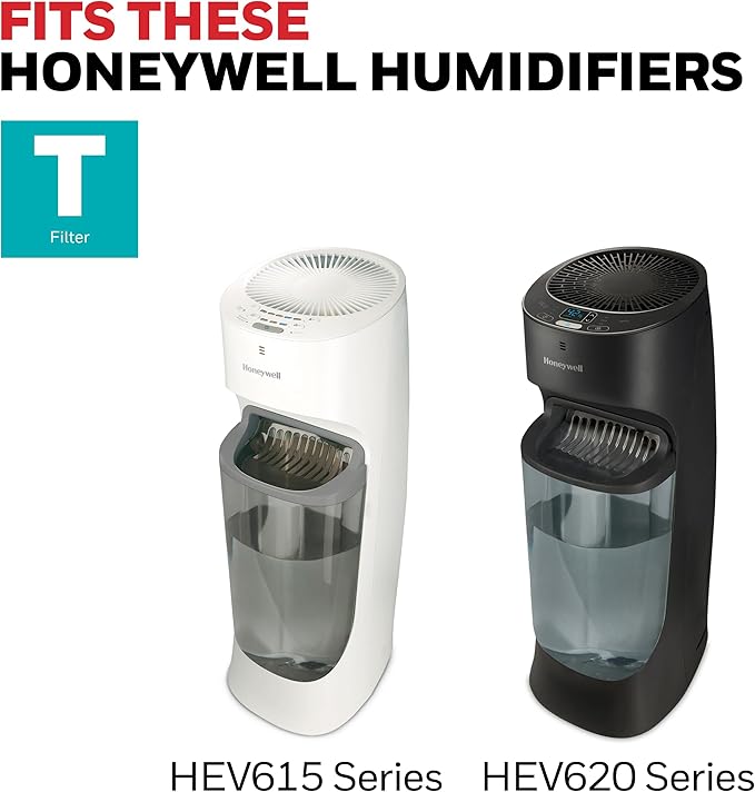 Honeywell HFT600 Replacement Wicking Filter T, Humidifier Filters Replacement, 3 Count